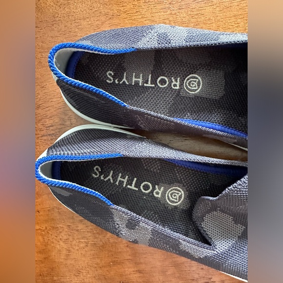 ROTHYS-The Original Slip On Sneaker Black Gray Camo Retired Color-Size 9 - Picture 6 of 11